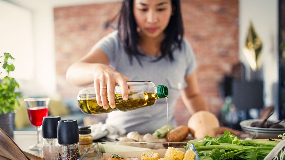 Experts advise opting for an oil lower in saturated fat, and higher in other types of fats that are healthier in moderation (Credit: Getty Images)
