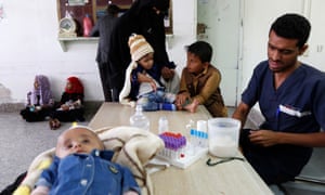 Treatment at a centre in Sana’a combating malnutrition
