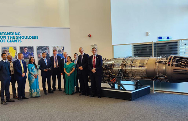 Rolls Royce team in India to discuss development of the AMCA engine with DRDO