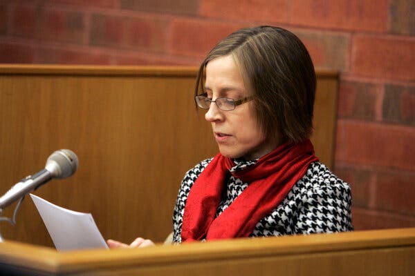 Dr. Sondra S. Crosby, an expert on torture and trauma, testifying in a Connecticut court in 2009. 