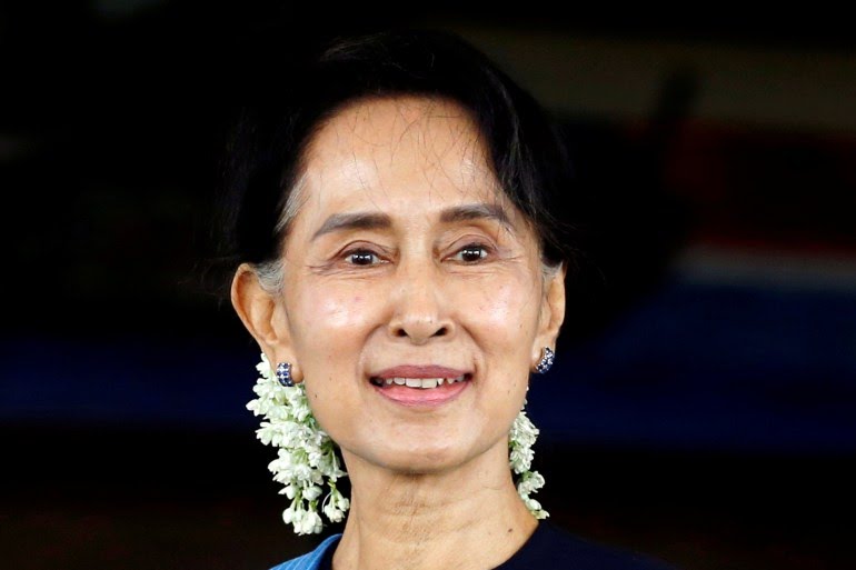 Myanmar's civil leader Aung San Suu Kyi has been detained in an early morning crackdown by the military [File: Soe Zeya Tun/Reuters]