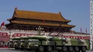 Pentagon warns China is rapidly expanding its nuclear arsenal