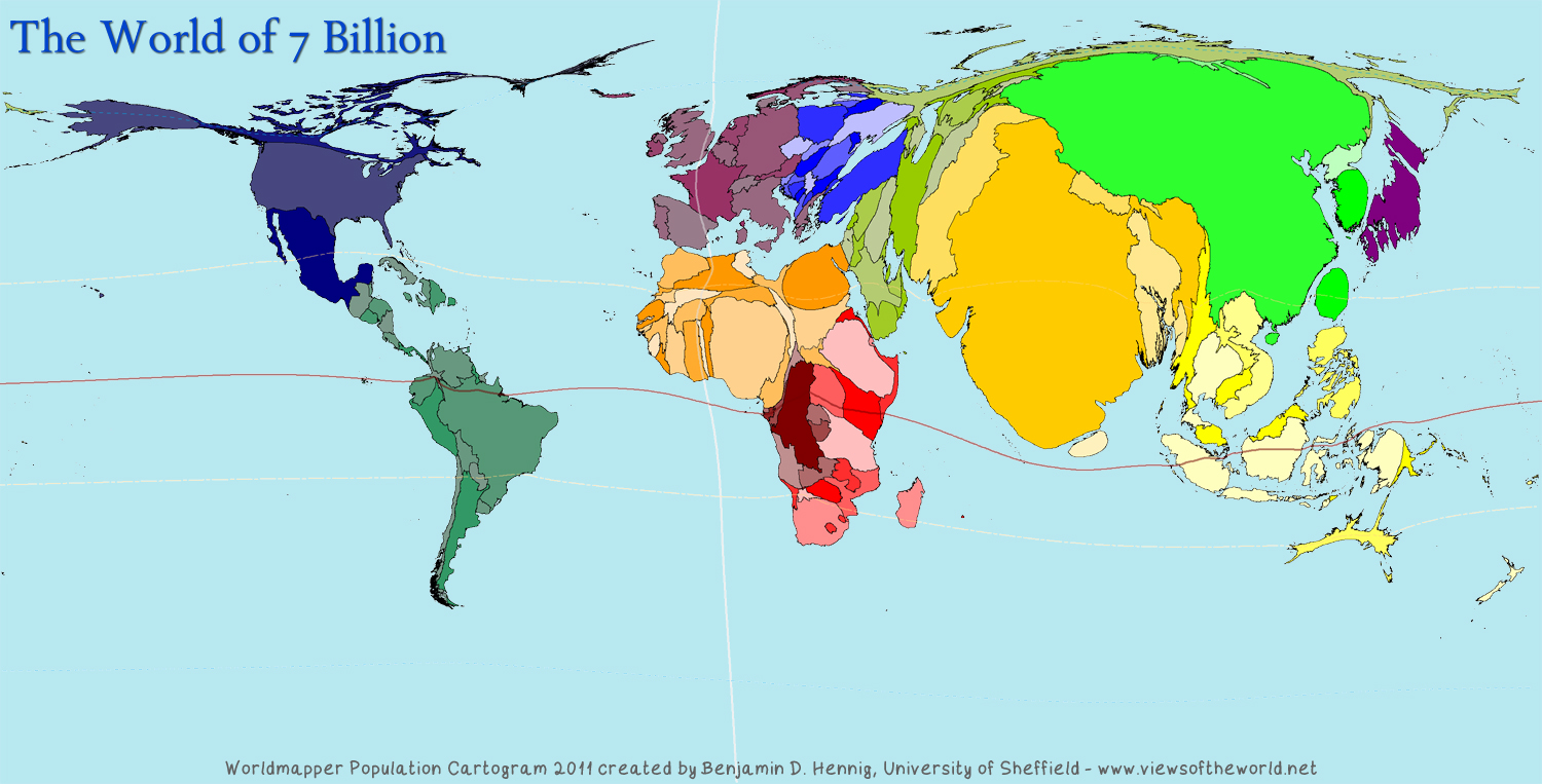 WorldmapperPopulationCartogram2011.jpg