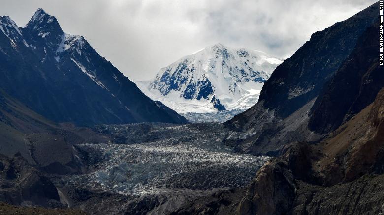 The Passu glacier in Pakistan's northern Gilgit-Baltistan region.
