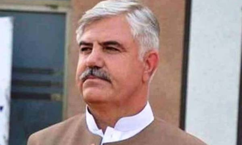 Khyber Pakhtunkhwa Chief Minister Mahmood Khan announced the construction of a police station in Janikhel area. — APP/File