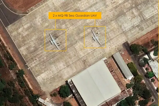 Indian Navy's MQ-9B Drones Seen In Satellite Imagery For The First Time; Were Leased After Clashes With China In Ladakh