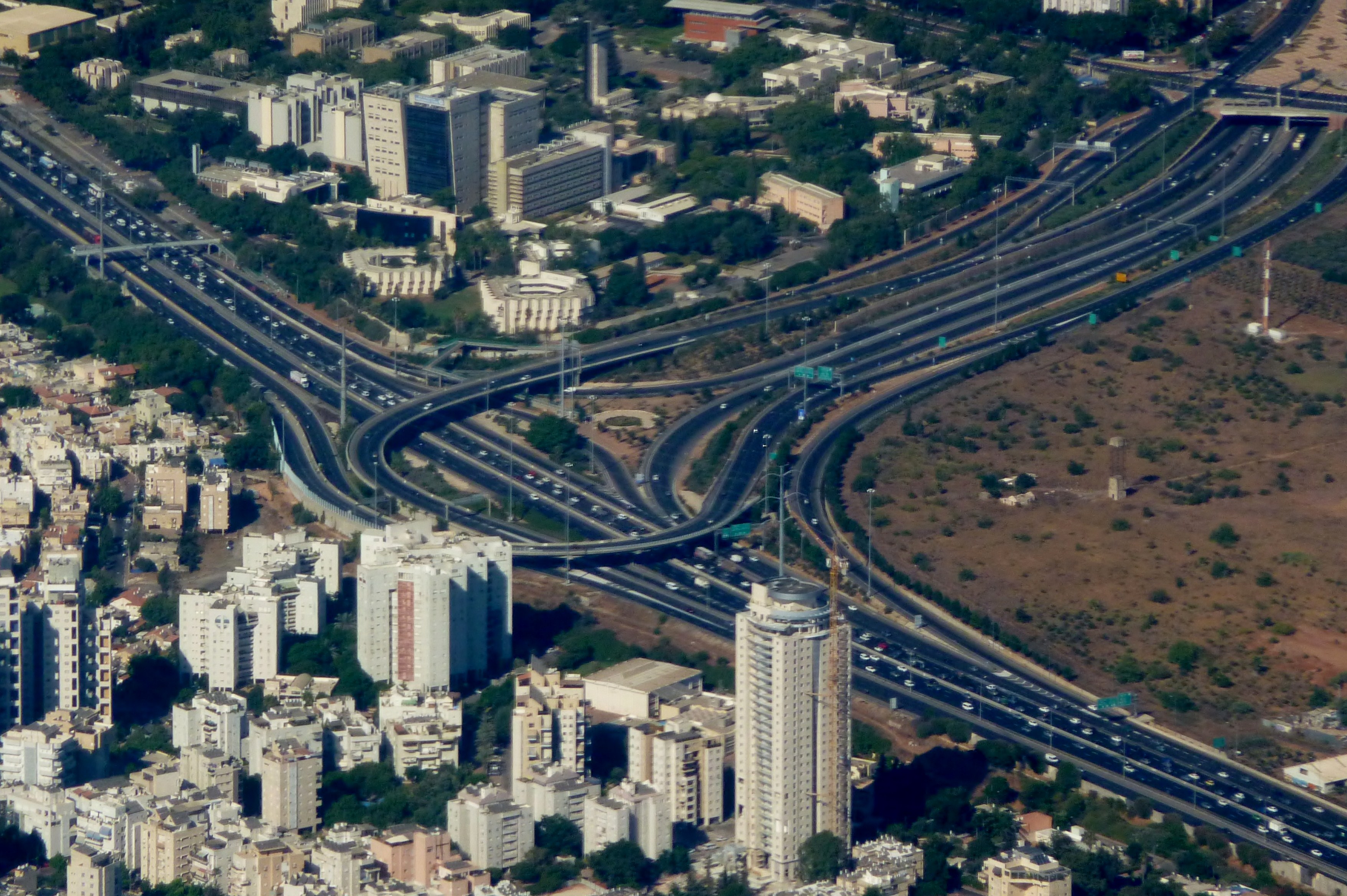 IsraelBarIlanInterchange_FromAir.JPG