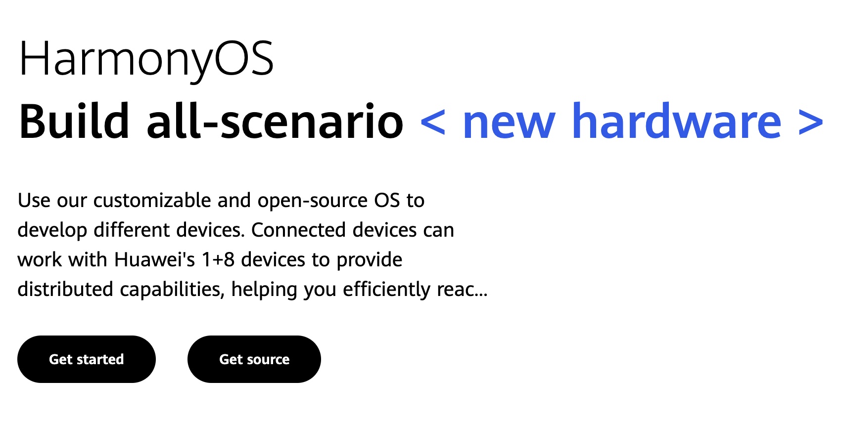Huawei HarmonyOS website goes live, provides source code download-cnTechPost