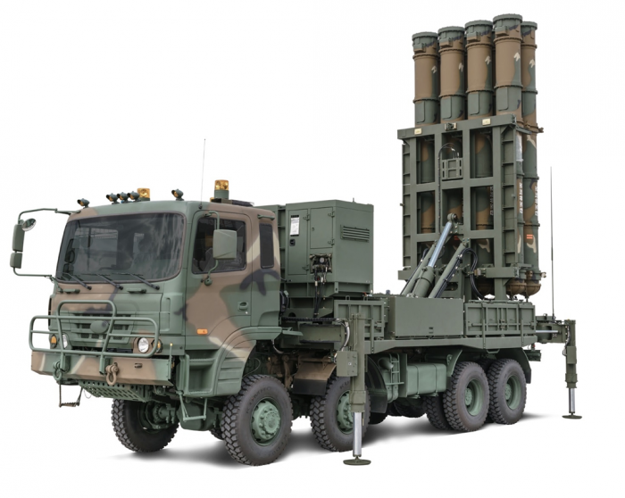 LIG Nex1's mid-range surface-to-air missile (M-SAM) system Cheongung