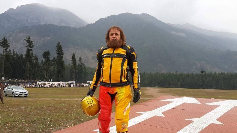 Renowned car and motorcycle stuntman Sultan Mohammad Golden is these days at the centre of a controversy and also engaged in a legal battle  after he married a minor girl who is around 12 as per her school record. — Photo courtesy: Sultan Golden FB