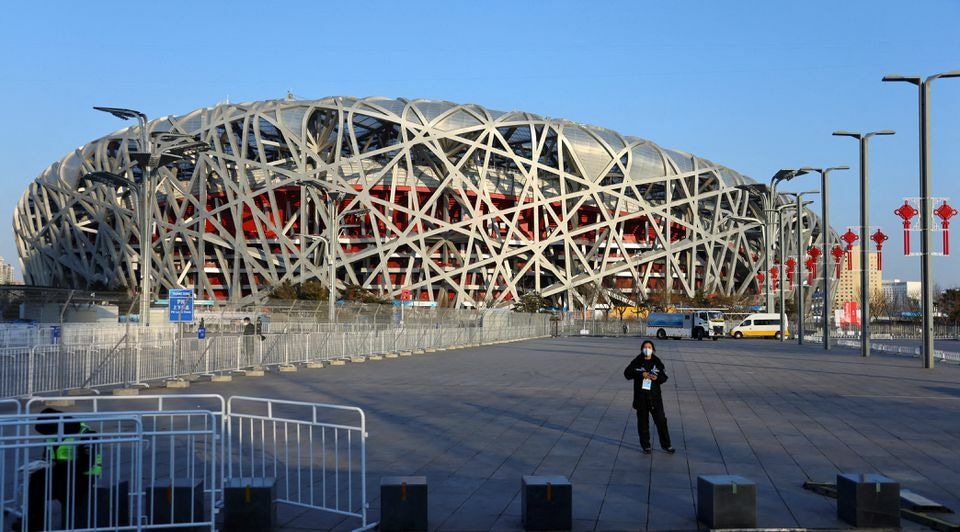 The National Stadium, also known as the Bird's Nest, where the opening and closing ceremonies of Beijing 2022 Winter Olympics will be held is pictured ahead of the Beijing 2022 Winter Olympics in Beijing, China, January 29. — Reuters
