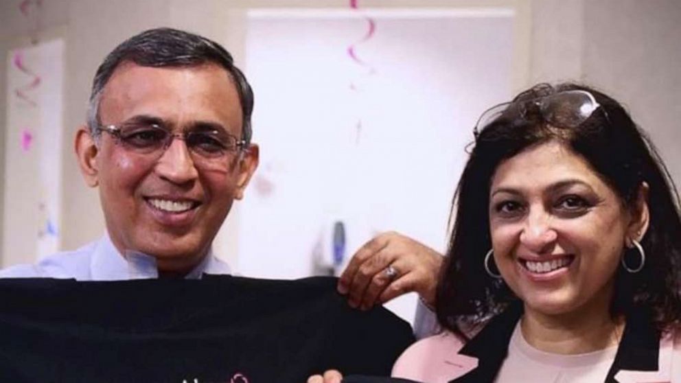 PHOTO: Dr. Omar Atiq, an Arkansas-based oncologist, poses with his wife Mehreen.