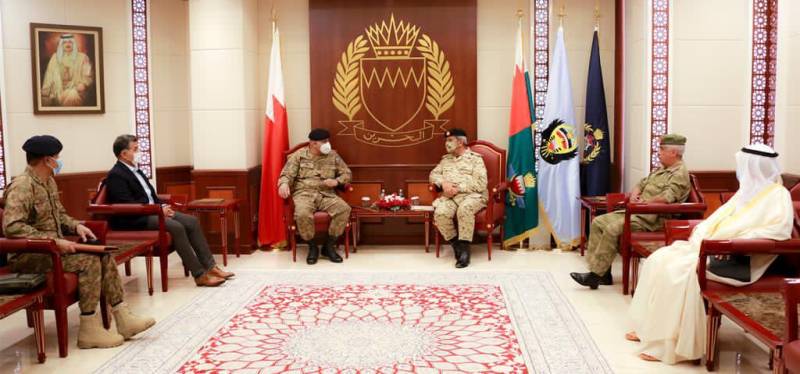 Pakistan Army chief offers Bahrain complete support in achieving shared interests