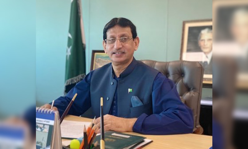 A file photo of Federal IT Minister Syed Aminul Haq. — Photo courtesy Aminul Haq Twitter