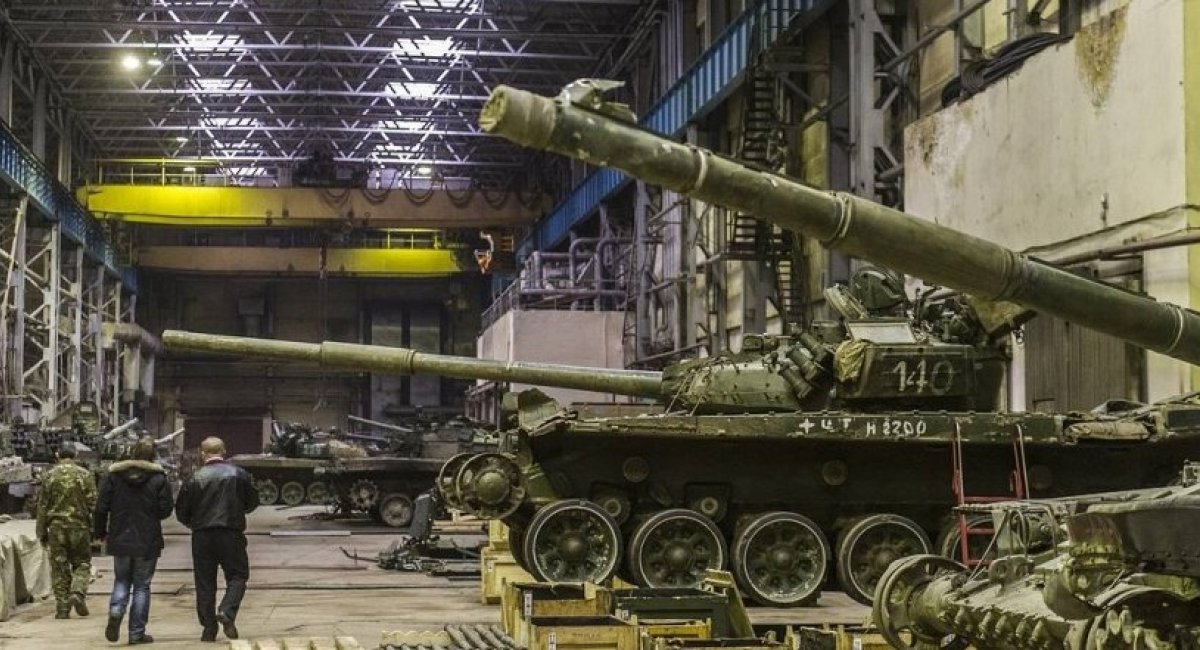 Workshop for the production of tanks at Uralvagonzavod, illustrative photo from open sources