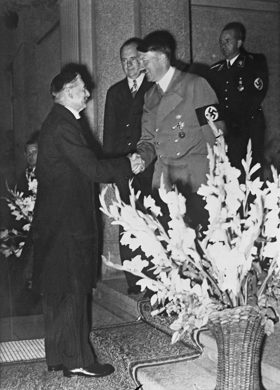 Chamberlain And Hitler