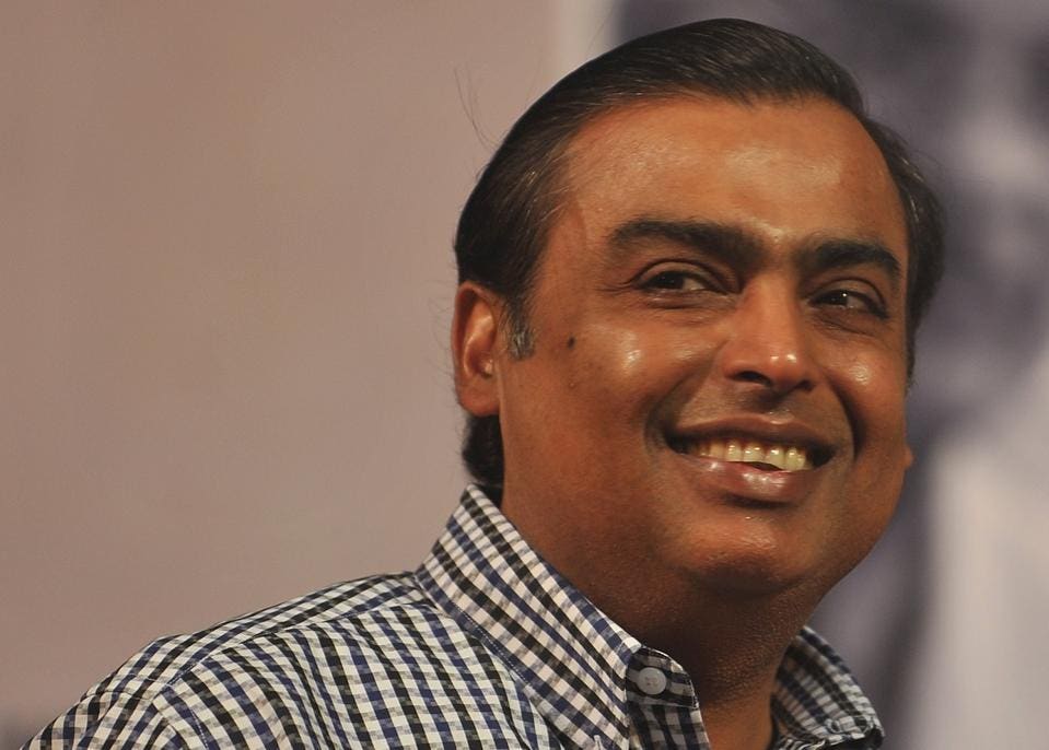 Chairman of India's Reliance Industries