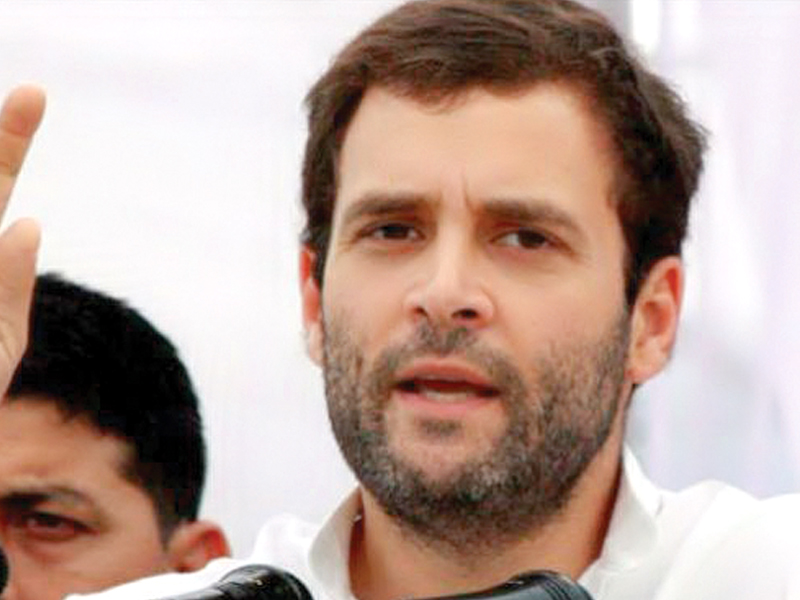 Indian opposition leader Rahul Gandhi. PHOTO: FILE