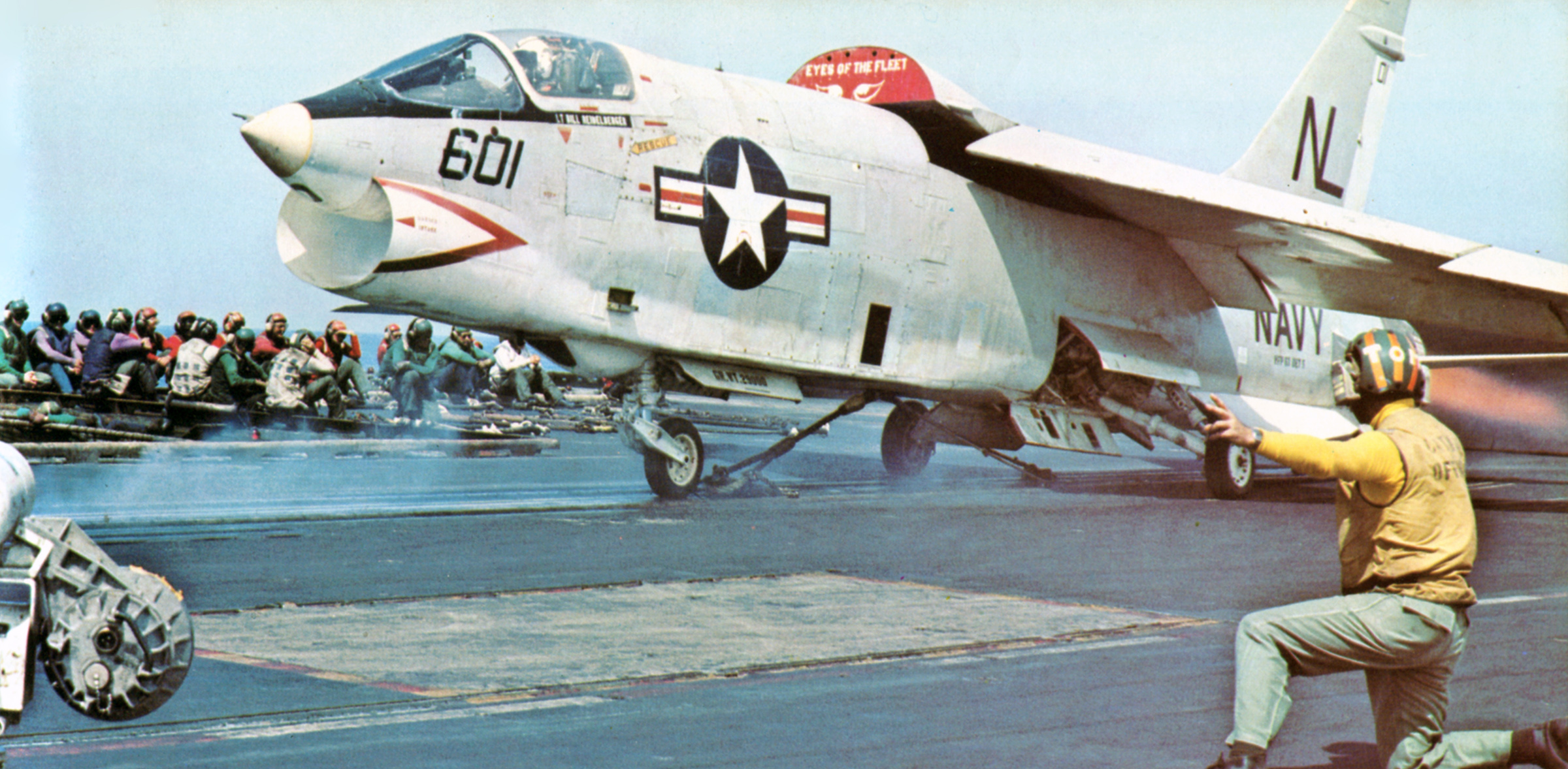 RF-8G_Crusader_of_VFP-63_is_launched_from_USS_Coral_Sea_%28CVA-43%29%2C_in_1973.jpg