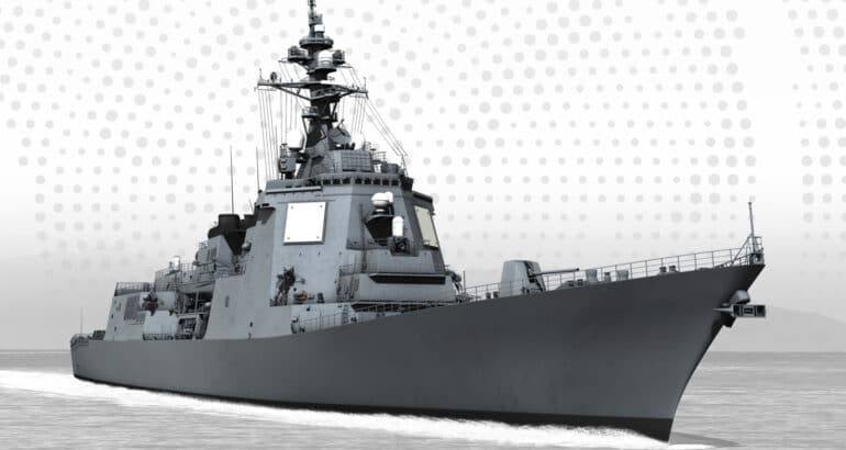 JMSDF DDG fitted with SPY-7 radar