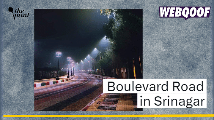 Image From Bangladesh Falsely Shared As 'Revamped' Boulevard Road in Srinagar