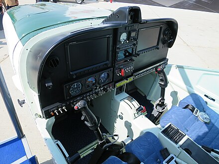 PAC Super Mushshak cockpit at Dubai Airshow, 2017
