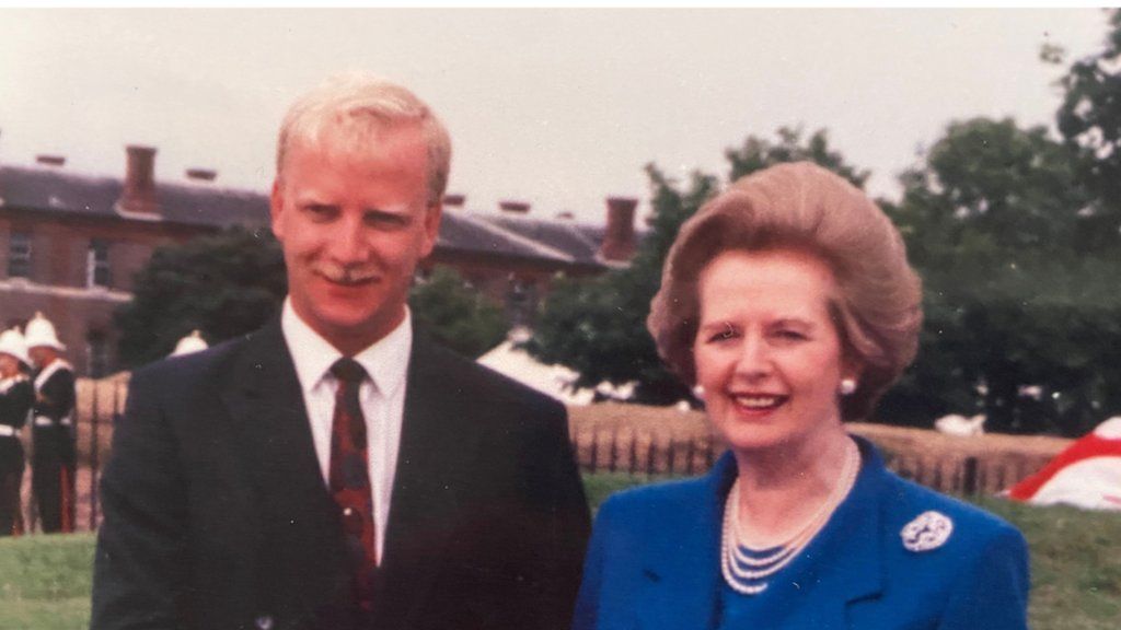 Peter Robinson and Margaret Thatcher