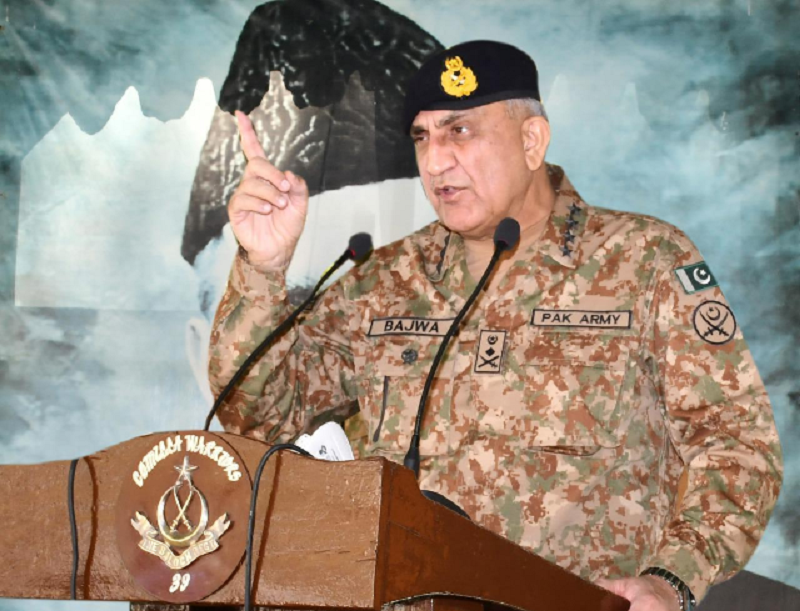Army chief while interacting with troops emphasised to ensure highest levels of readiness for effectively responding to emerging threats. PHOTO: ISPR