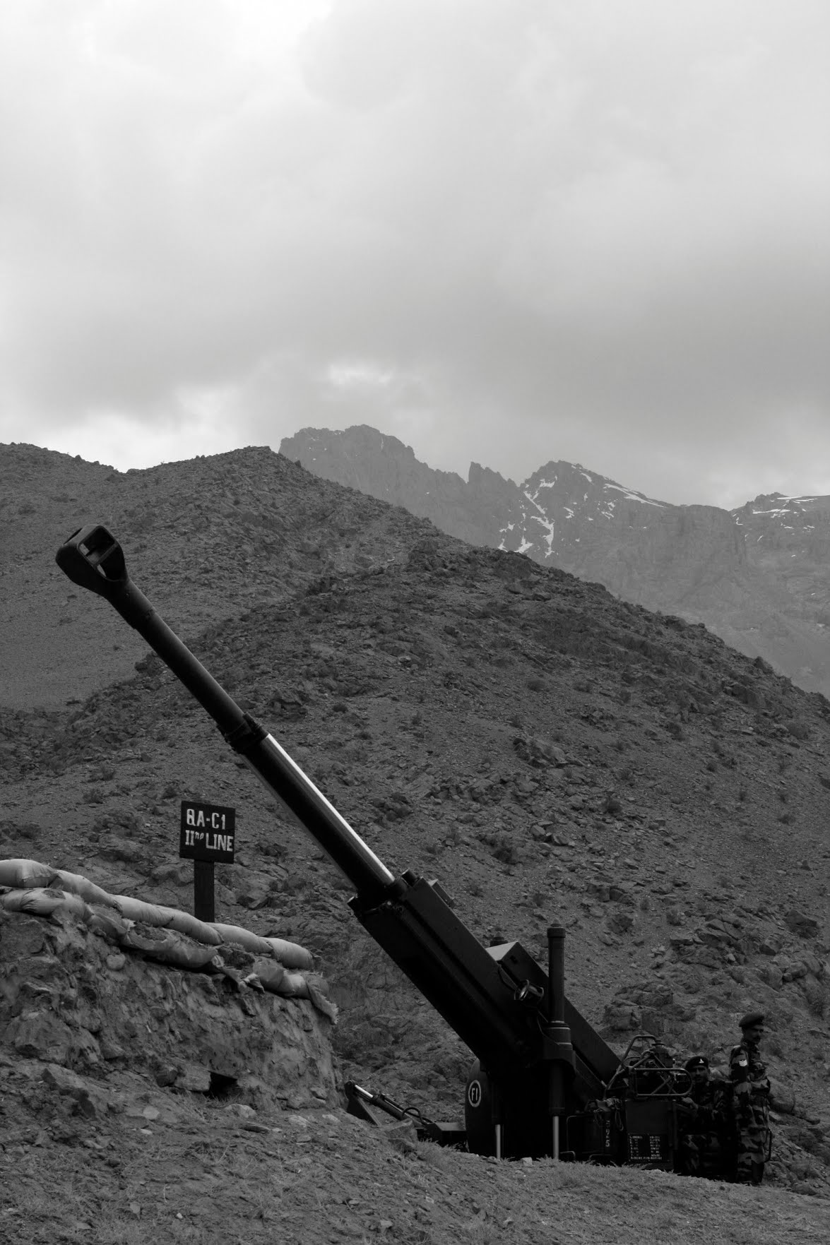 Bofors battlegun in station.