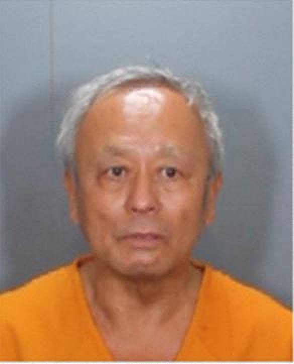 The booking photo of David Chou, 68, who has been charged in the mass shooting at a Taiwanese-American church in southern California. Photo: AFP/Orange County Sheriff’s Department