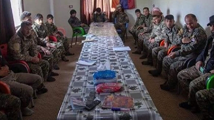 Ermenistan ve PKK terör örgütünü işbirliği yaptığı toplantı fotoğrafı. 