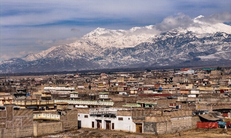 A view of Parachinar, the capital of Kurram