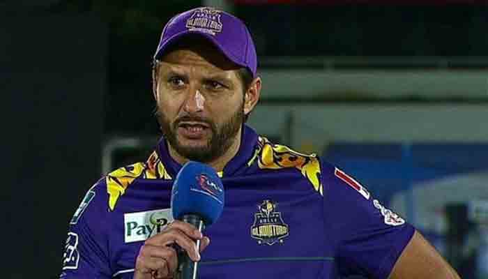 Quetta Gladiators all-rounder Shahid Afridi. -File photo