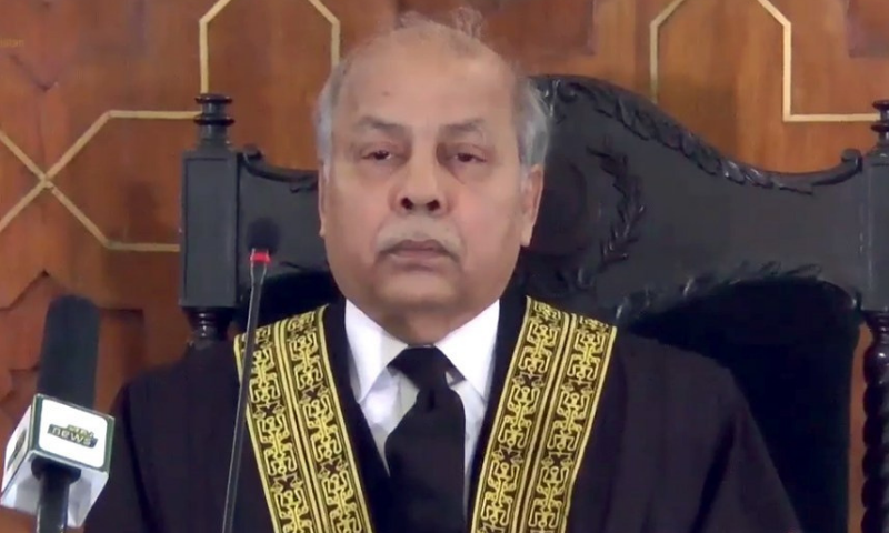 Chief Justice of Pakistan Gulzar Ahmed has taken notice of the attack on a Hindu temple in Rahim Yar Khan. — APP/File