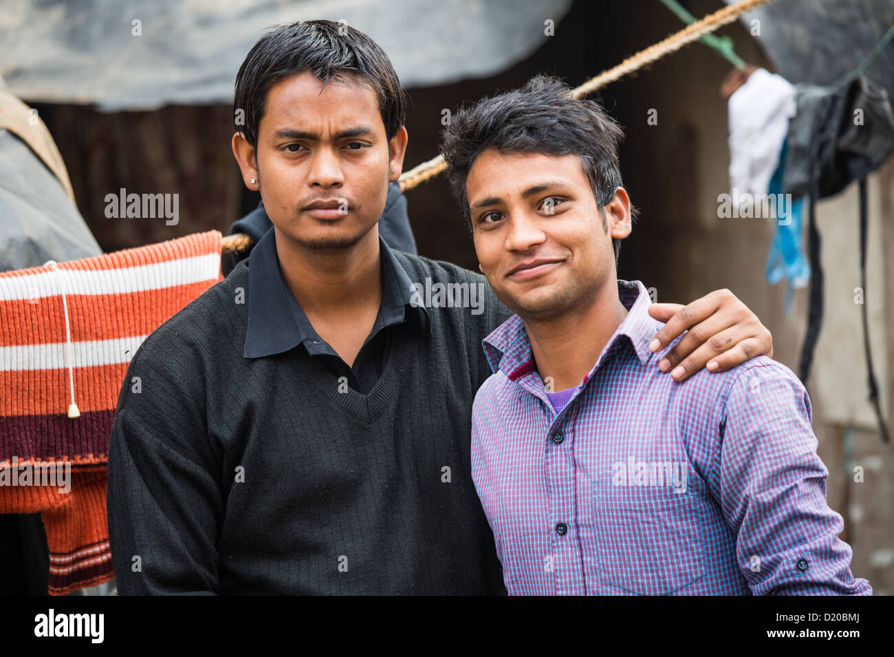 young-men-in-delhi-india-D20BMJ.jpg