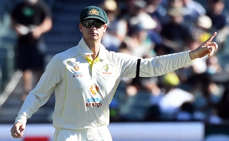 Australia's Steven Smith is pictured during a second Ashes Test against Australia on Dec 18, 2021. — Reuters