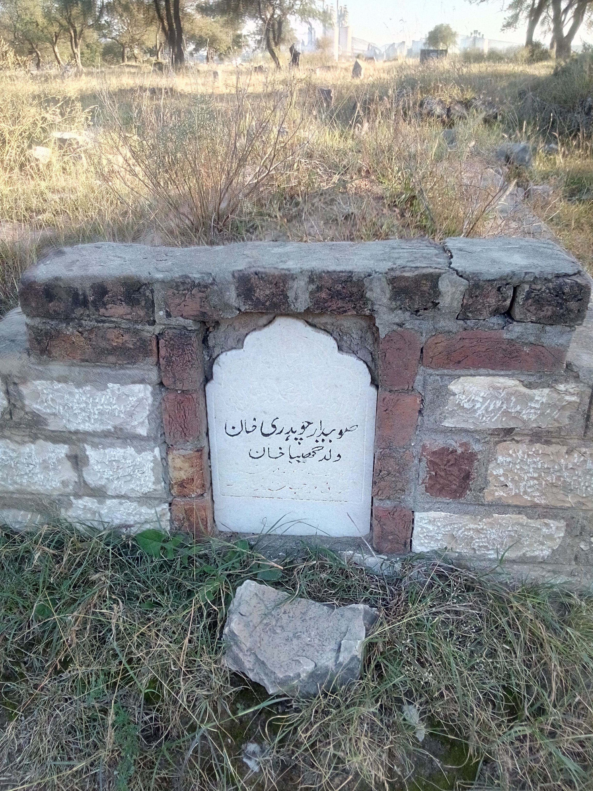 Subedar Chaudhary Khan son of Gheya Khan date of death not legible