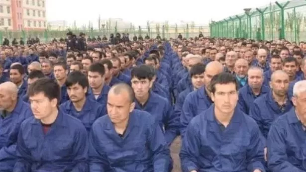 Uyghur Muslim detainees in China