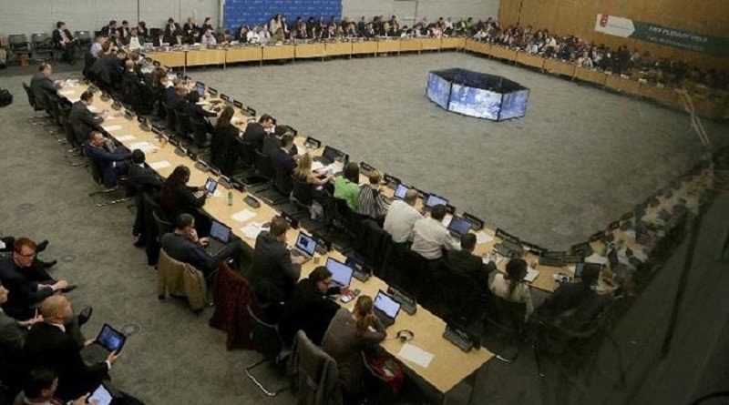 A FATF meeting in session in this undated file photo. — Photo: FATF website