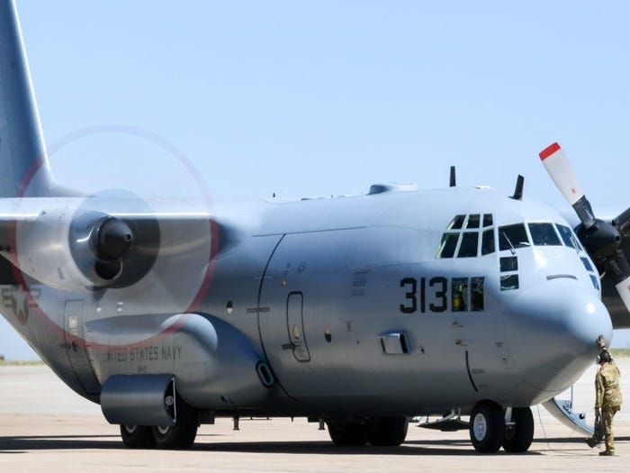 C-130 transport aircraft