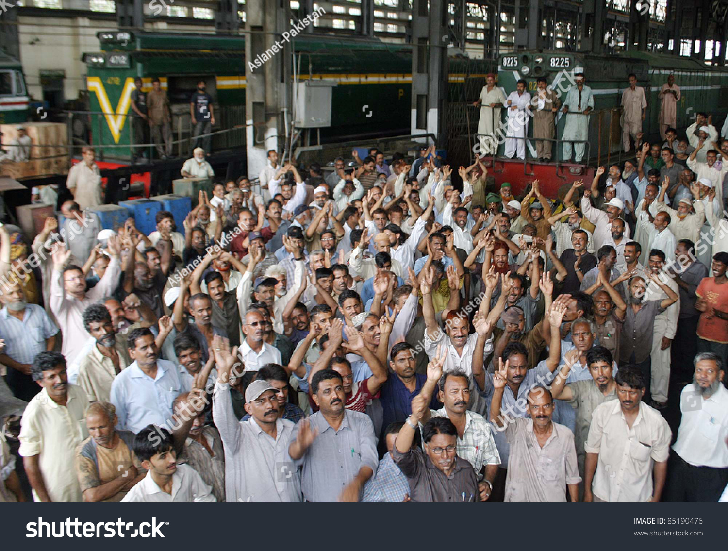 stock-photo-karachi-pakistan-sept-employees-of-railway-are-protesting-against-non-payment-of-their-85190476.jpg