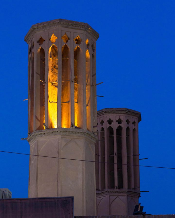 The wind catchers of Iran have inspired modern designs in Europe, the US and elsewhere, as architects turn towards passive forms of cooling (Credit: Alamy)