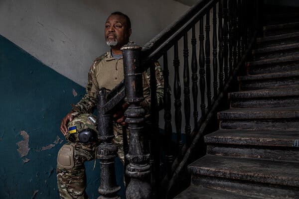 Malcolm Nance, a U.S. Navy veteran serving in Ukraine’s International Legion, contrasted the war in Ukraine with the American invasion of Iraq. “You’re the hunted now,” he said.
