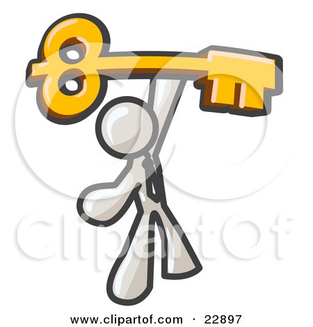 22897-Clipart-Illustration-Of-A-White-Businessman-Holding-A-Large-Golden-Skeleton-Key-Symbolizing-Success.jpg
