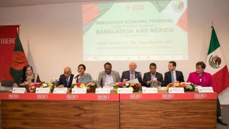 The Bangladeshi embassy in Mexico and Iberoamericana University jointly organised a seminar in Mexico City recently. Photo: Courtesy