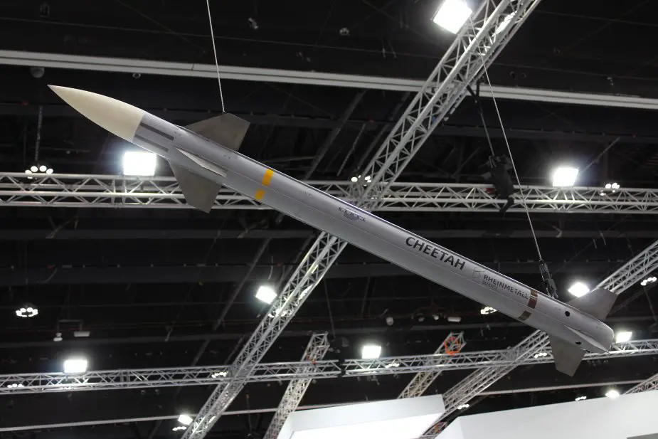 IDEX_2019_Development_of_Denel_Cheetah_C-RAM_C-PGM_missile_on_track.JPG