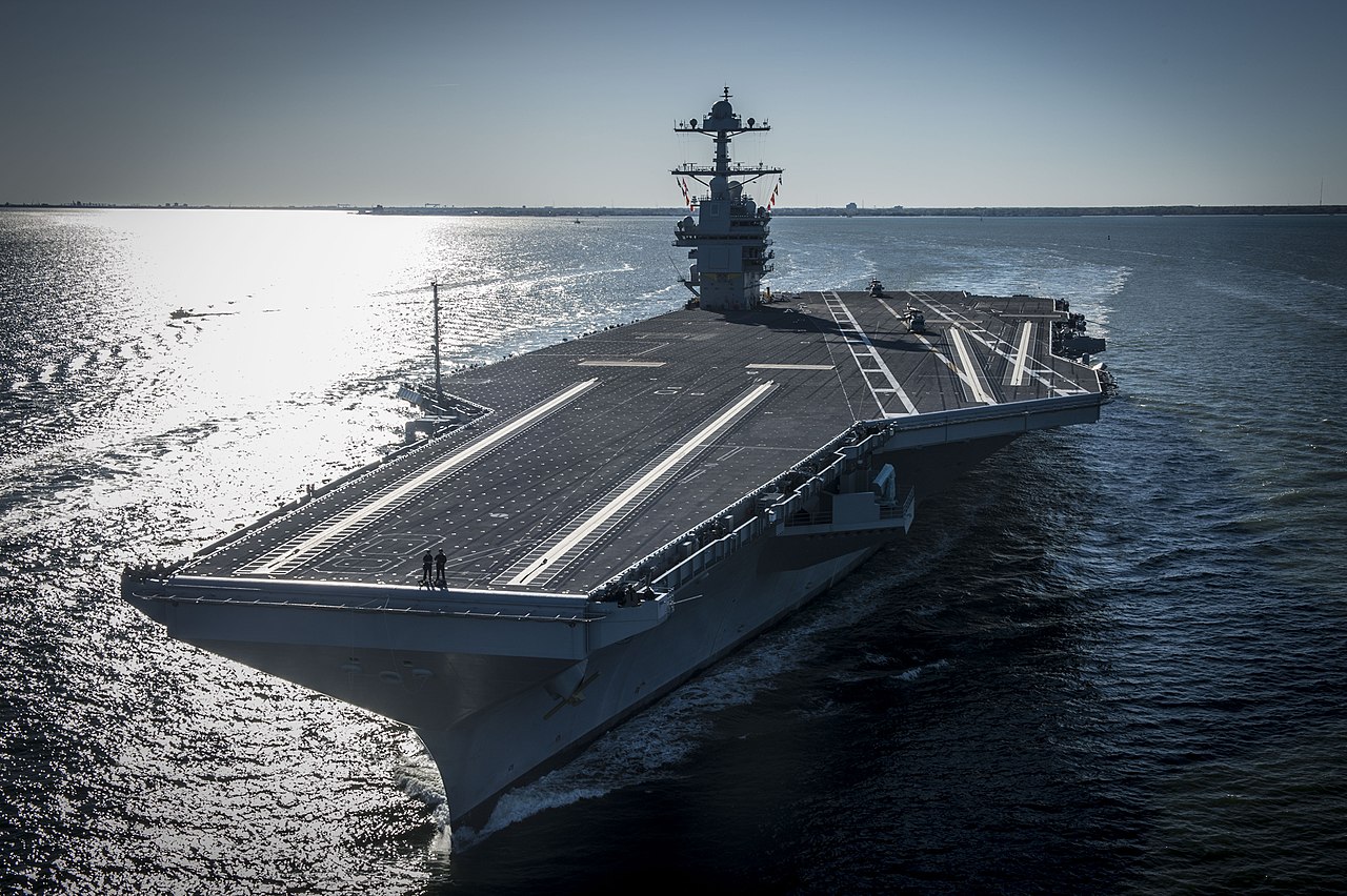 1280px-Bow_view_of_USS_Gerald_R._Ford_%28CVN-78%29_underway_on_8_April_2017.JPG
