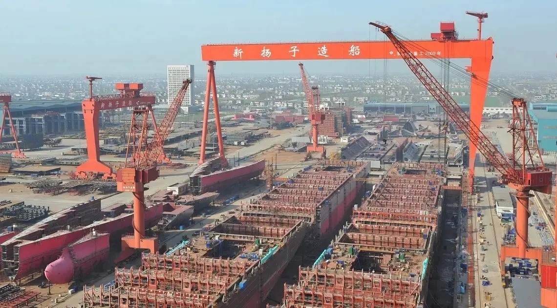 Yangzijiang Shipbuilding clinches new orders worth US$5.6 bil ytd, bringing total to US$14.6 bil