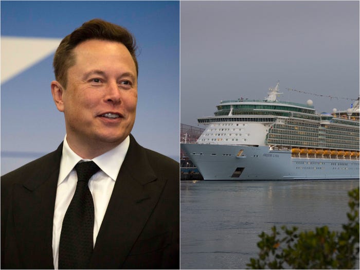 Royal Caribbean is looking to offer Elon Musk's Starlink internet onboard its cruises.