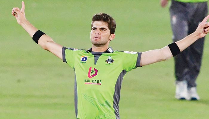 Shaheen Shah Afridi. Photo: AFP/file